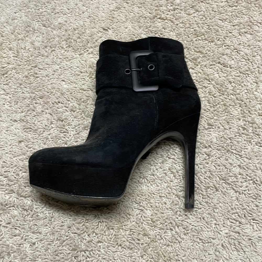 Via Spiga black platform boots